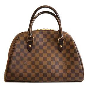 Louis Vuitton Rivera Damier Ebene Shoulder Bag Brown